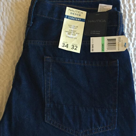 Nautica Other - COPY - Nautica Men's Deep Blue Straight Fit Denim…
